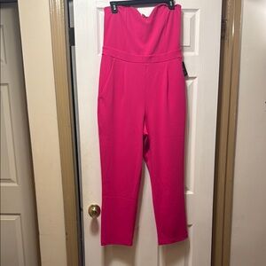 Express Pink Jumpsuit Contemporary Style